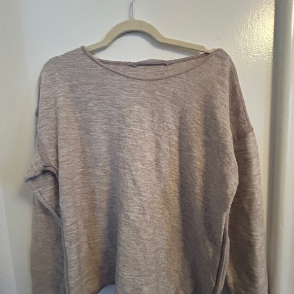 Athleta Gray Boxy Sweatshirt Relaxed Fit - Picture 2 of 4